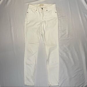 Madewell 9" High-Rise Skinny Jeans in Pure White Womens 26